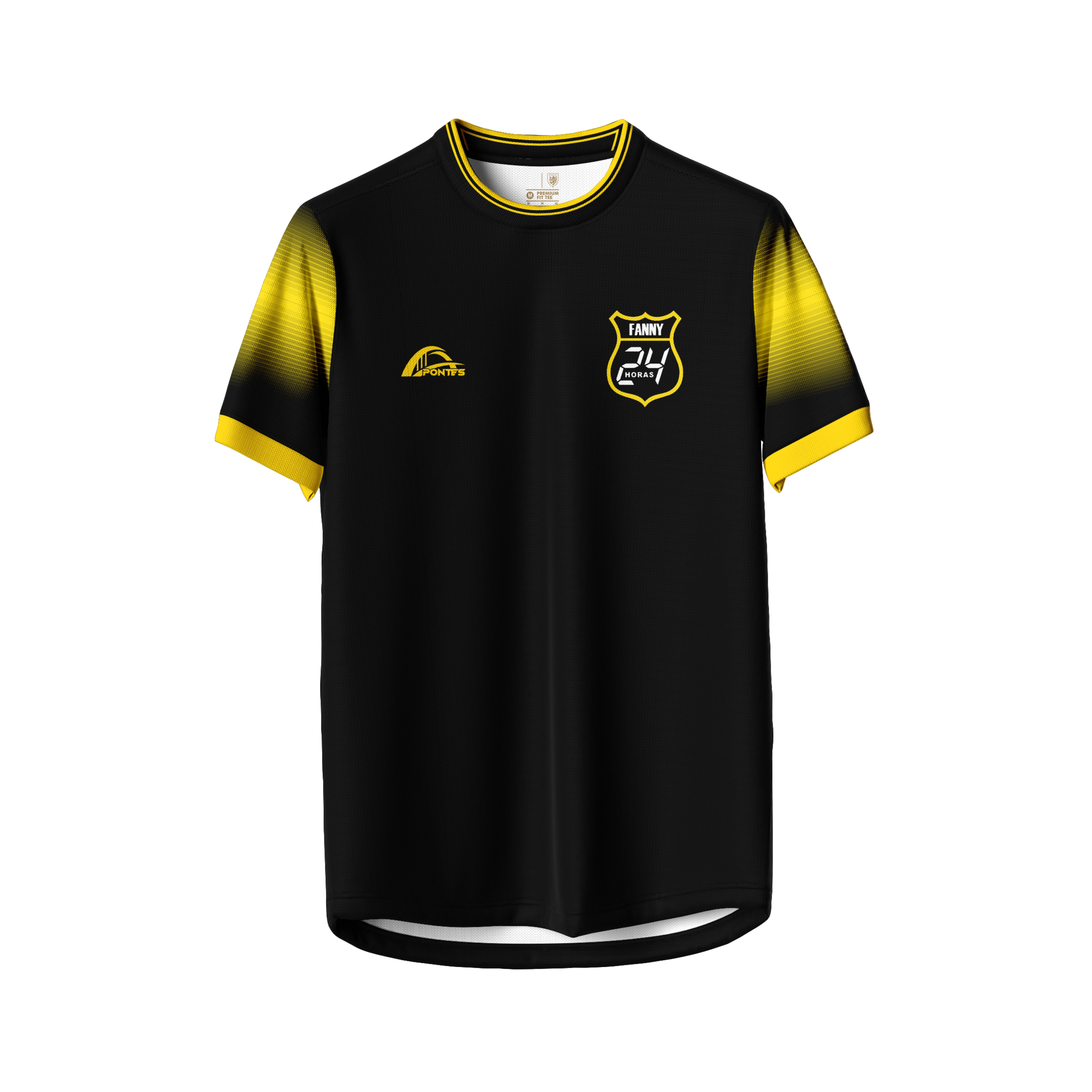 Camisa Passeio Preta 02 Fanny 24 Hrs